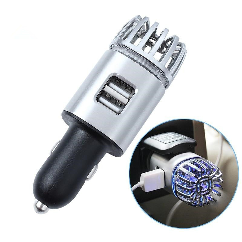 2-in-1 Car Charger & Air Purifier