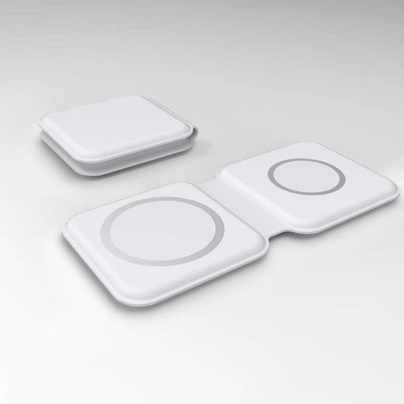 2-in-1 Magnetic Wireless Charging Dock 15W Qi Fast Charge