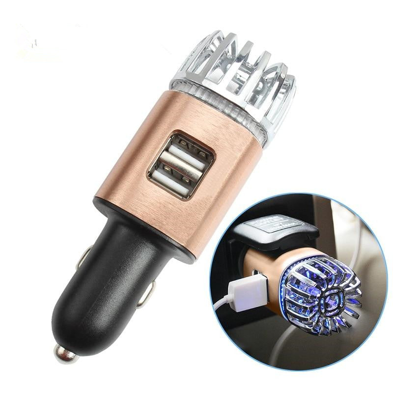 2-in-1 Car Charger & Air Purifier