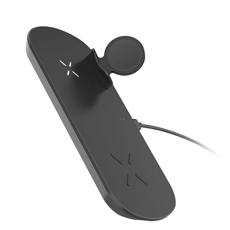 Samsung & AirPods 3-in-1 Wireless Charging Pad Front View