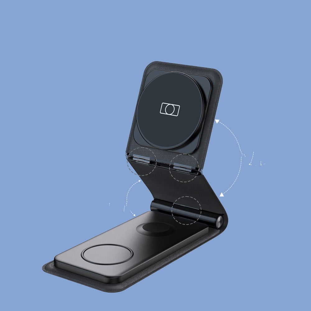 3-in-1 Folding Wireless Charger - Fast & Portable