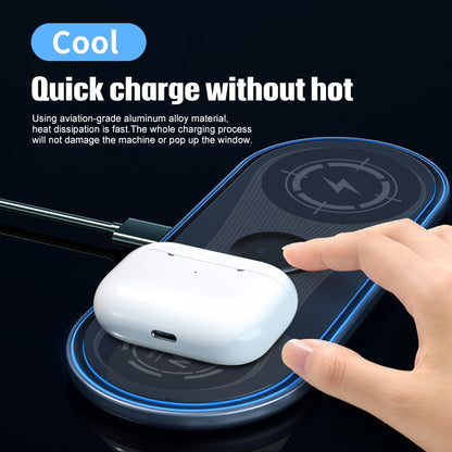 3-in-1 Wireless Charger 15W with Ambient Light