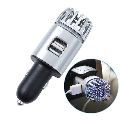 2-in-1 Car Charger &amp; Air Purifier