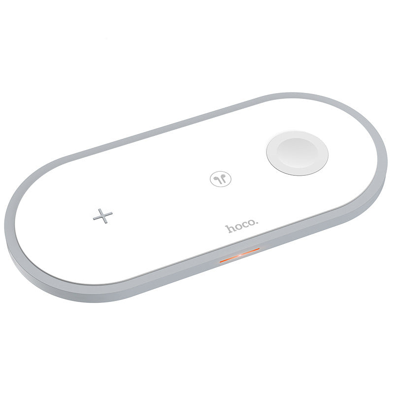 3-in-1 Dual Coil Wireless Charging Mat Front View