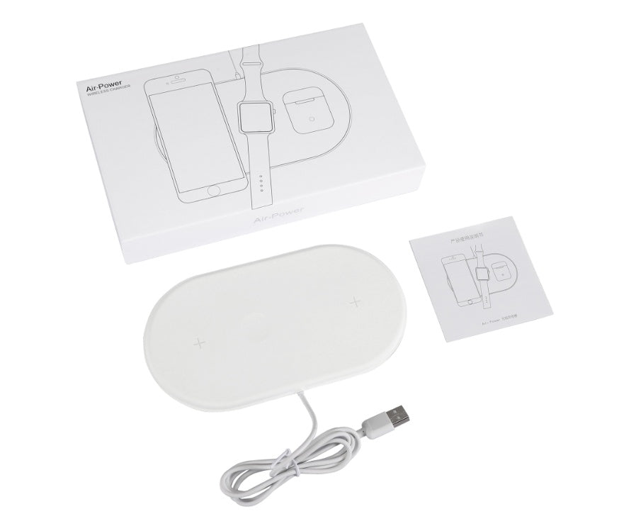 3-in-1 Wireless Charging Station Front View