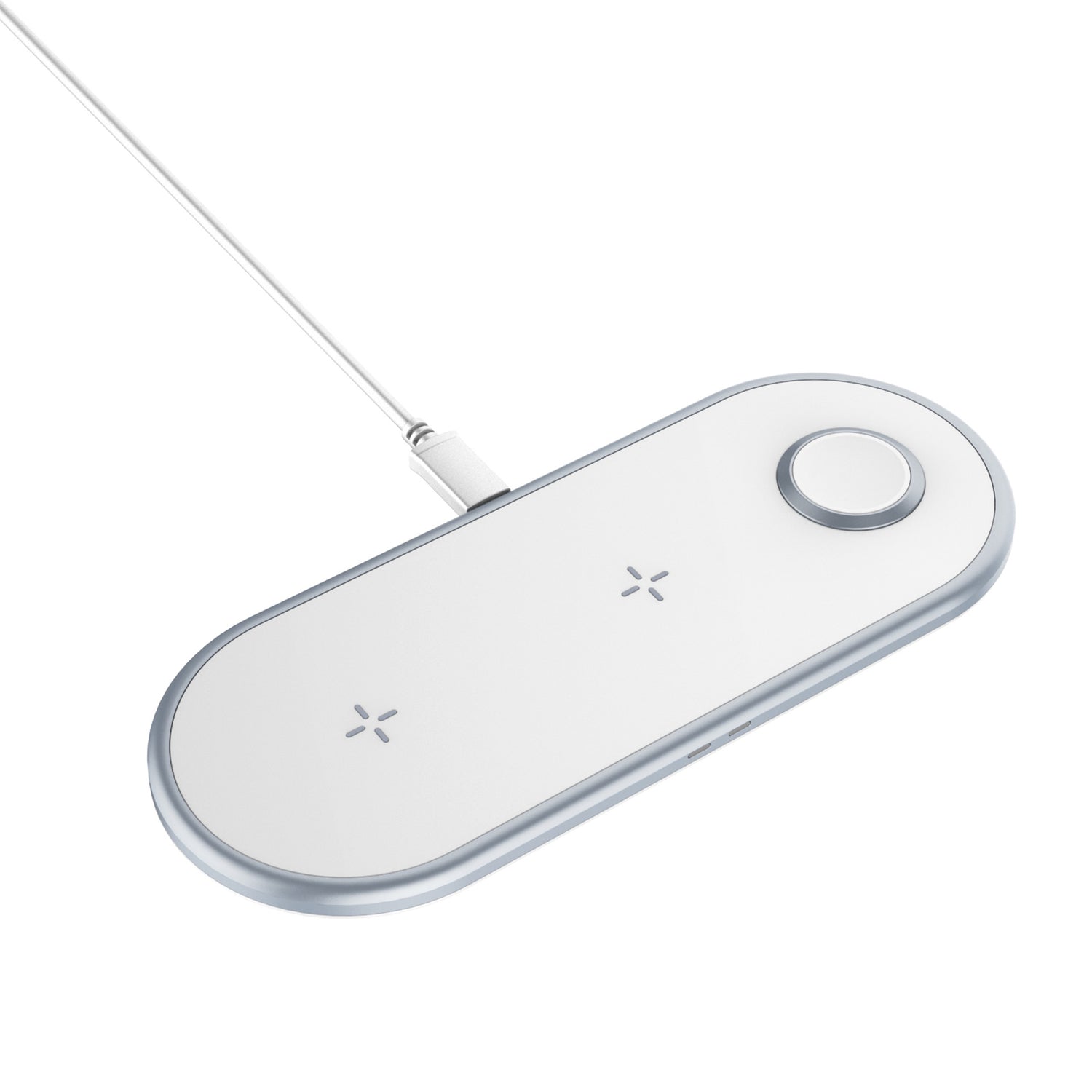 3-in-1 Dual Coil Wireless Charging Mat Front View