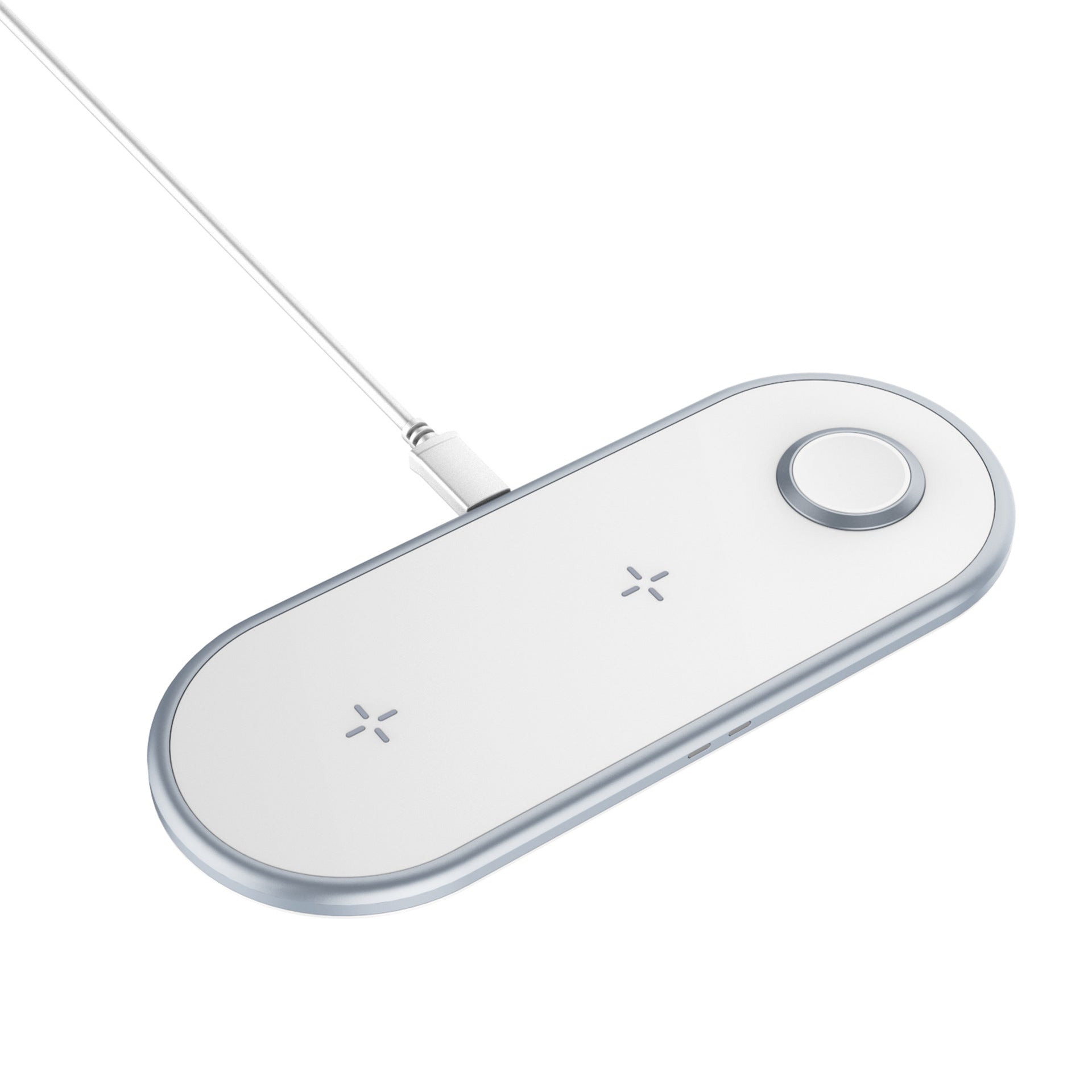3-in-1 Dual Coil Wireless Charging Mat Front View
