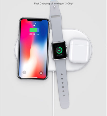3-in-1 Wireless Charging Station Front View