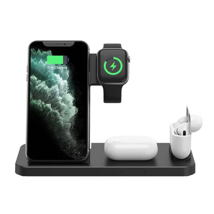 4-in-1 Desktop Wireless Charging Station desk setup