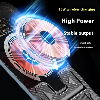 2-in-1 Ultra-Thin Foldable Wireless Charger Bracket