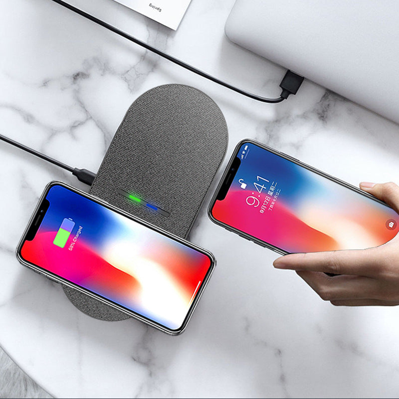 2-in-1 Wireless Fast Charger 15W - Phone &amp; Earbuds