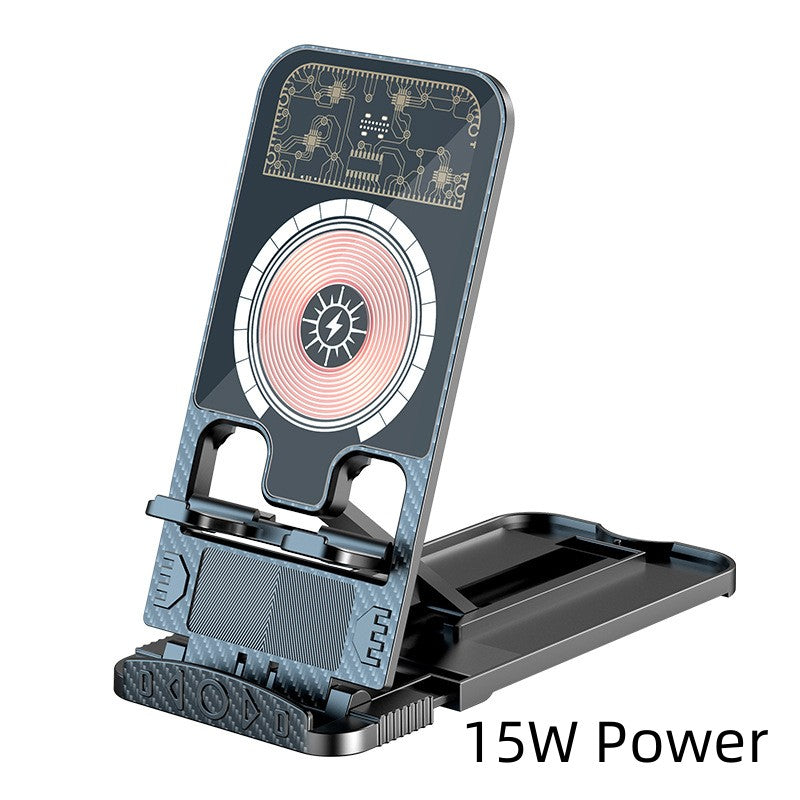 2-in-1 Ultra-Thin Foldable Wireless Charger Bracket