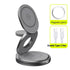 3-in-1 Wireless Charger Magnetic Folding Stand Front View