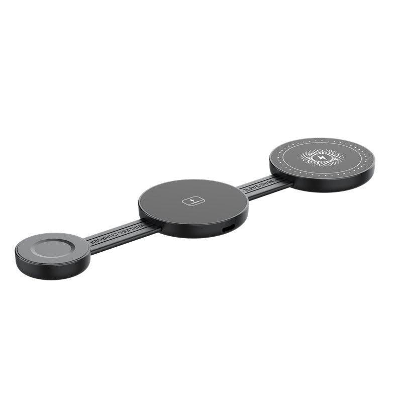 3-in-1 Wireless Fast Charger - Phone Watch &amp; Earbuds