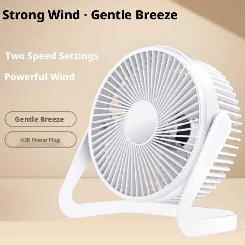 Mini Desk Fan - 6 Inch Portable with Adjustable Speed | Urban Elegance