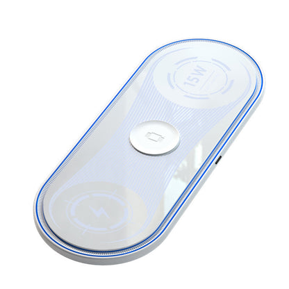 3-in-1 Wireless Charger 15W with Ambient Light