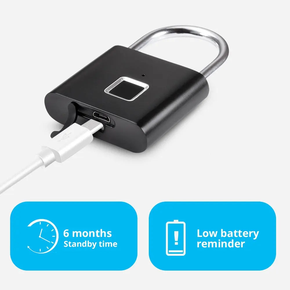 Fingerprint Lock - Smart Keyless Security  Urban Elegance