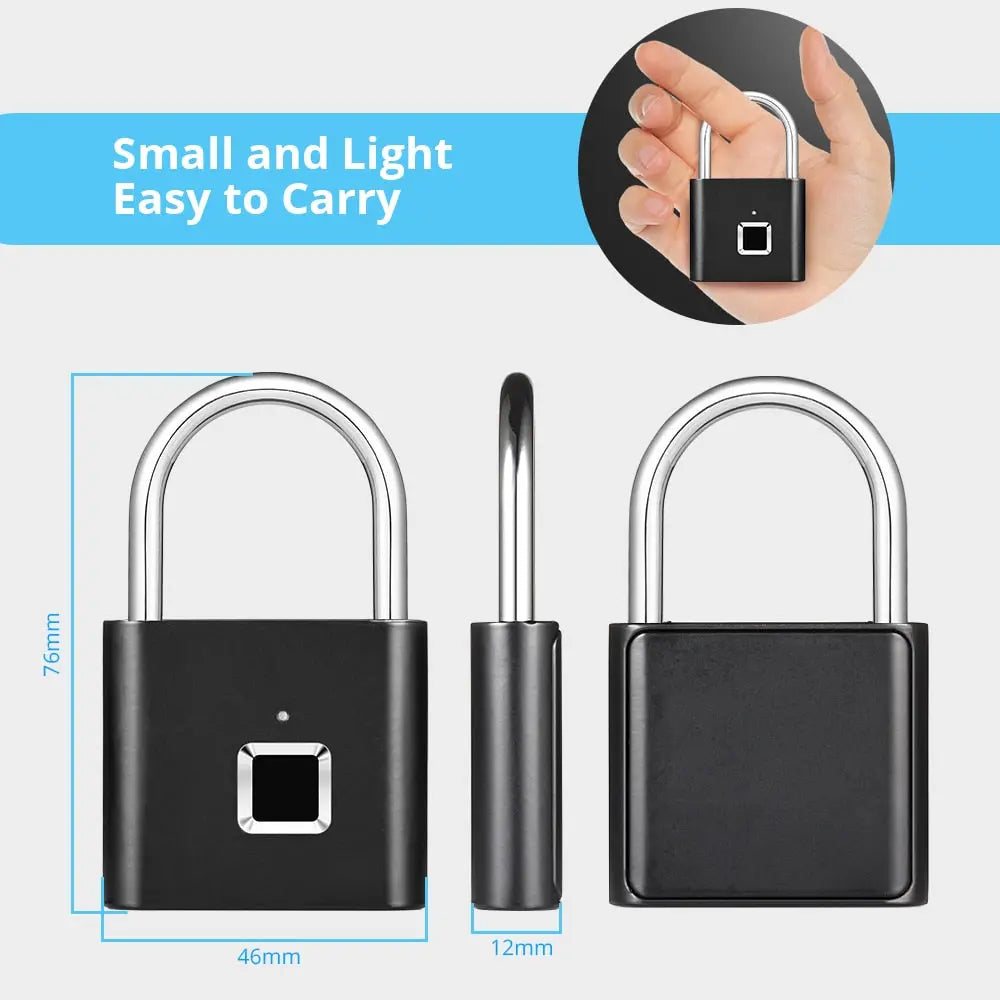 Fingerprint Lock - Smart Keyless Security  Urban Elegance
